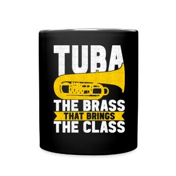 Tuba Tubist - Full Colour Mug - black - Front