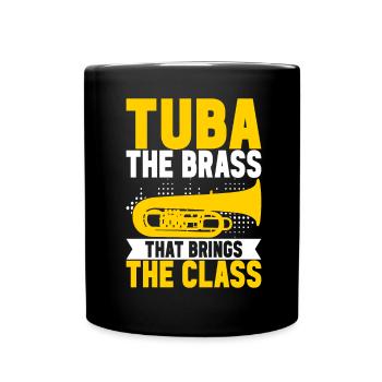 Tuba Tubist - Full Colour Mug - black - Front