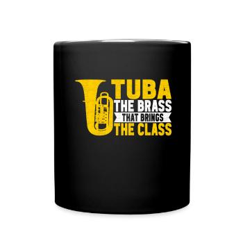 Tuba Tubist - Full Colour Mug - black - Front