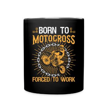 Motocross Dirt Bike Rider Moto Supercross MX - Mug uni - noir - Devant