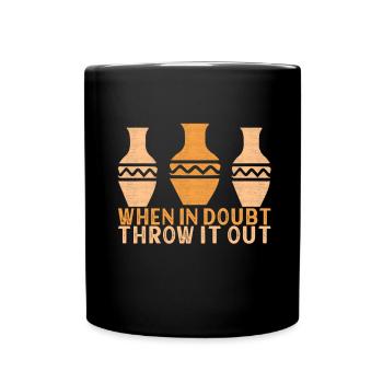 Pottery Pottery - Full Colour Mug - black - Front
