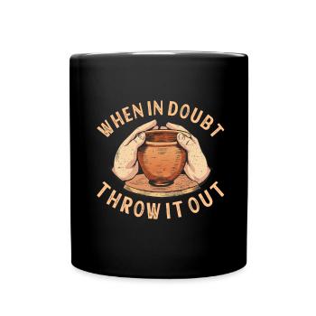 Pottery Pottery - Full Colour Mug - black - Front