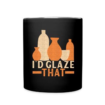 Töpfern Töpfer - Tasse einfarbig - Schwarz - Vorne