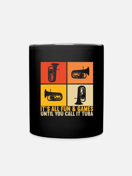 Euphonium Euphoniumspieler - Tasse einfarbig - Schwarz