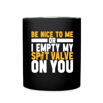 Euphonium Euphoniumspieler - Tasse einfarbig - Schwarz - Vorne