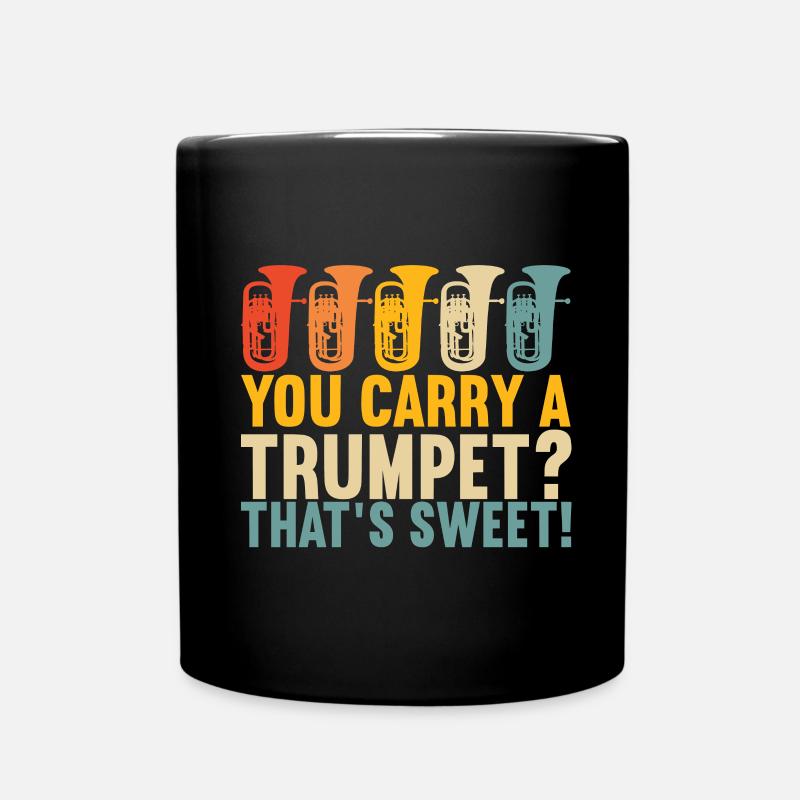 Euphonium Euphoniumspieler - Tasse einfarbig - Schwarz