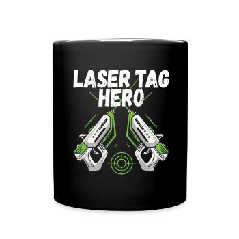 Laser Tag Anniversaire Laser Tag Joueur - Mug uni - noir - Devant