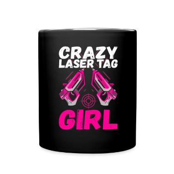Laser Tag Anniversaire Laser Tag Joueur - Mug uni - noir - Devant