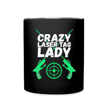 Laser Tag Anniversaire Laser Tag Joueur - Mug uni - noir - Devant