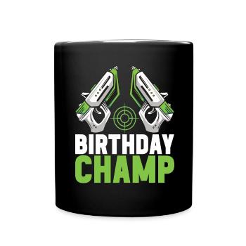 Laser Tag Anniversaire Laser Tag Joueur - Mug uni - noir - Devant