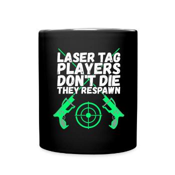Laser Tag Anniversaire Laser Tag Joueur - Mug uni - noir - Devant