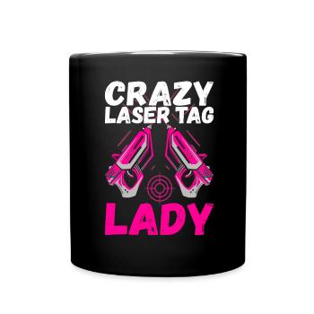 Laser Tag Anniversaire Laser Tag Joueur - Mug uni - noir - Devant