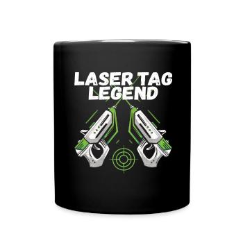 Laser Tag Anniversaire Joueur de Laser Tag - Mug uni - noir - Devant