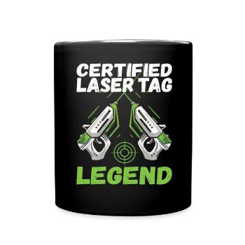 Laser Tag Anniversaire Laser Tag Joueur - Mug uni - noir - Devant