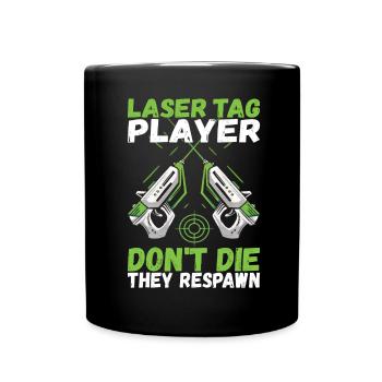 Laser Tag Anniversaire Laser Tag Joueur - Mug uni - noir - Devant