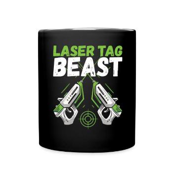 Laser Tag Anniversaire Laser Tag Joueur - Mug uni - noir - Devant