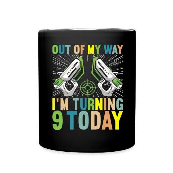 Laser Tag Anniversaire Joueur de Laser Tag - Mug uni - noir - Devant