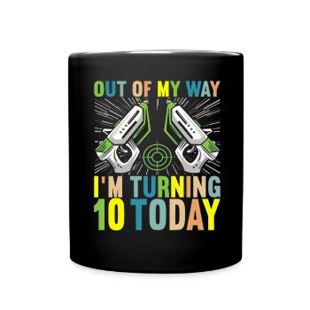 Laser Tag Anniversaire Joueur de Laser Tag - Mug uni - noir - Devant