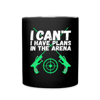 Laser Tag Anniversaire Laser Tag Joueur - Mug uni - noir - Devant