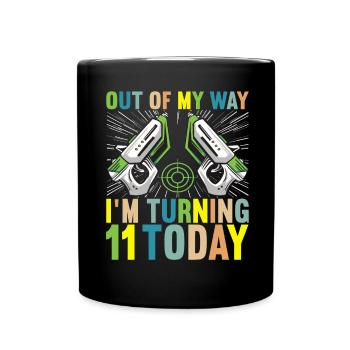 Laser Tag Anniversaire Laser Tag Joueur - Mug uni - noir - Devant