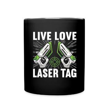 Laser Tag Anniversaire Laser Tag Joueur - Mug uni - noir - Devant