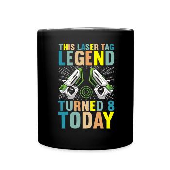 Laser Tag Anniversaire Laser Tag Joueur - Mug uni - noir - Devant