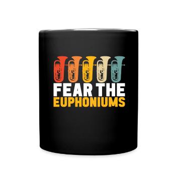 Euphonium Euphonist - Tasse einfarbig - Schwarz - Vorne