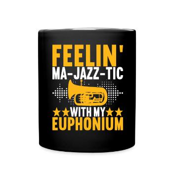 Euphonium Euphonist - Tasse einfarbig - Schwarz - Vorne