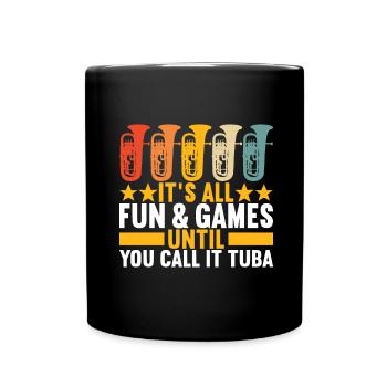 Euphonium Euphonist - Tasse einfarbig - Schwarz - Vorne