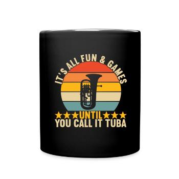 Euphonium Euphonist - Tasse einfarbig - Schwarz - Vorne