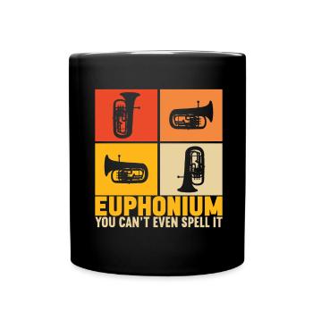 Euphonium Euphonist - Tasse einfarbig - Schwarz - Vorne