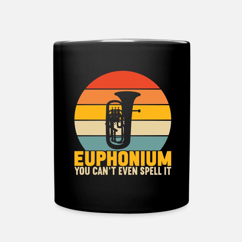 Euphonium Euphonist - Tasse einfarbig - Schwarz