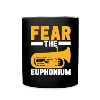 Euphonium Euphonist - Tasse einfarbig - Schwarz - Vorne