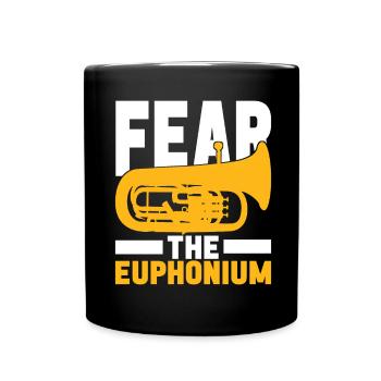 Euphonium Euphonist - Tasse einfarbig - Schwarz - Vorne