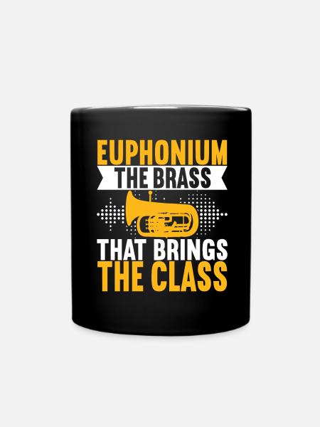 Euphonium Euphonium Player - Full Colour Mug - black