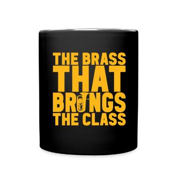 Euphonium Euphoniumspieler - Tasse einfarbig - Schwarz - Vorne