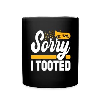 Euphonium Euphoniumspieler - Tasse einfarbig - Schwarz - Vorne