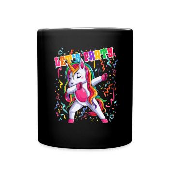 Déguisement Licorne Carnaval Carnaval Carnaval - Mug uni - noir - Devant