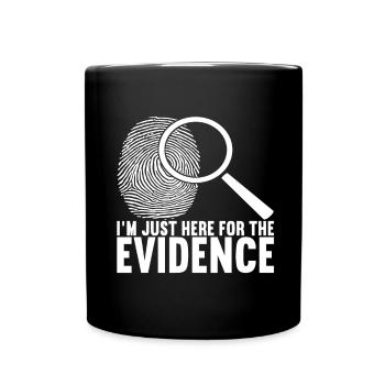 Forensik Forensiker - Tasse einfarbig - Schwarz - Vorne