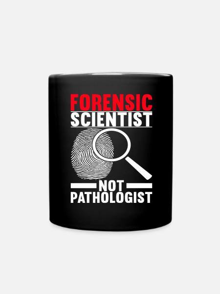 Forensik Forensiker - Tasse einfarbig - Schwarz