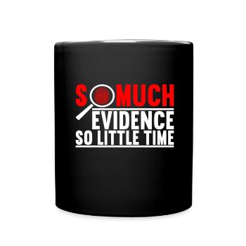 Forensik Forensiker - Tasse einfarbig - Schwarz - Vorne