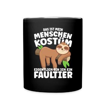 Sloth Costume Carnival Carnival - Full Colour Mug - black - Front