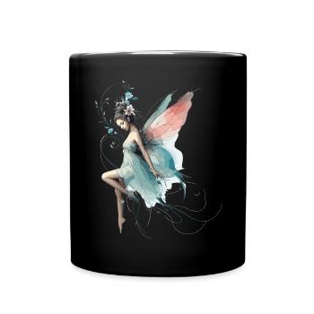 Fairy Fairy World Gift - Full Colour Mug - black - Front