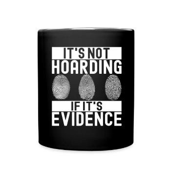 Forensik Forensiker - Tasse einfarbig - Schwarz - Vorne