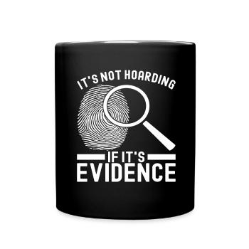Forensik Forensiker - Tasse einfarbig - Schwarz - Vorne