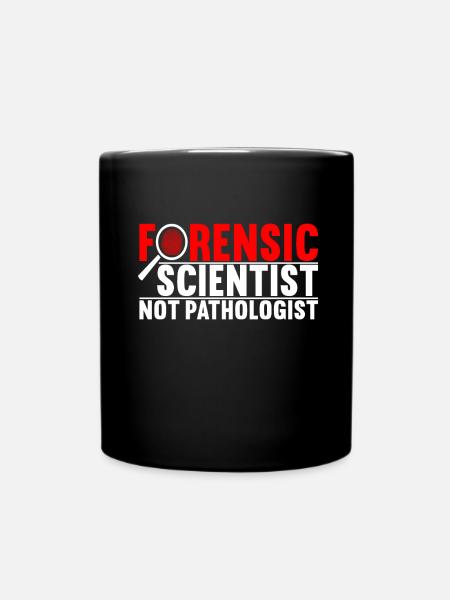 Forensik Forensiker - Tasse einfarbig - Schwarz