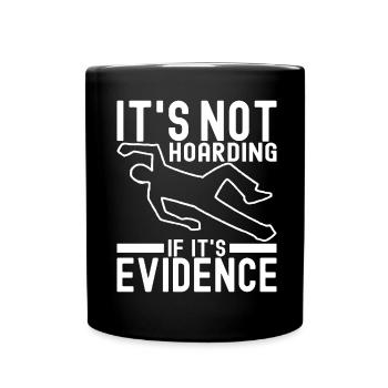 Forensik Forensiker - Tasse einfarbig - Schwarz - Vorne