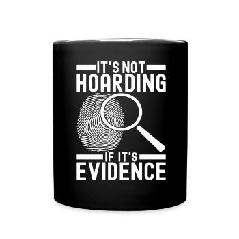 Forensik Forensiker - Tasse einfarbig - Schwarz - Vorne