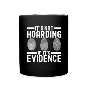 Forensik Forensiker - Tasse einfarbig - Schwarz - Vorne