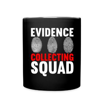 Forensik Forensiker - Tasse einfarbig - Schwarz - Vorne
